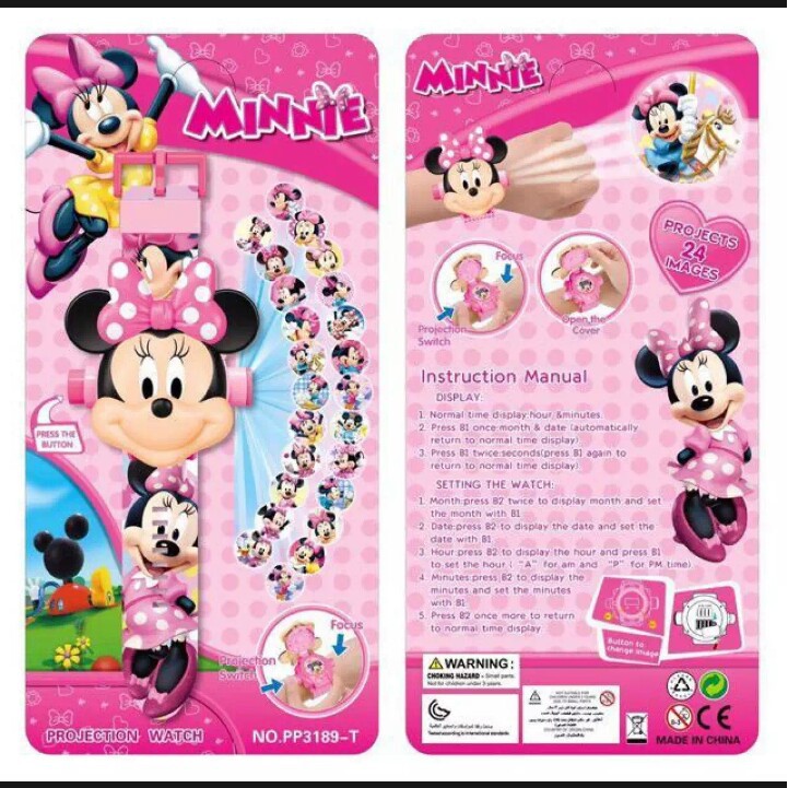 Jam Anak Minnie Mouse Jam Tangan Anak Perempuan Jam Fashion Anak Trendy