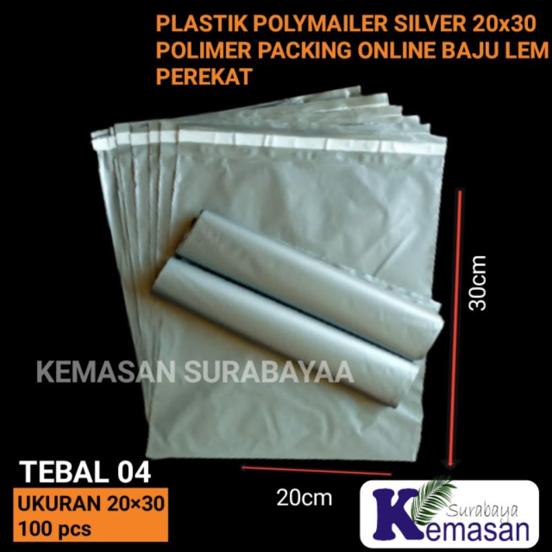 

Kantong Plastik Packing polymailer 20×30CM isi 100pcs Plastik Packing