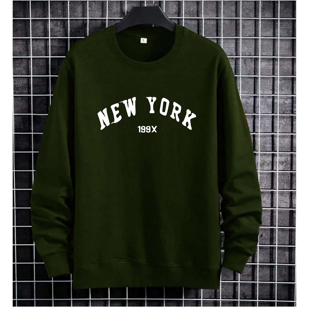 KOAS DISTRO PRIA NEW YORK 199xBAJU TANGAN PANJANG FASHION PRIA DAN WANITA GOOD QUALITY