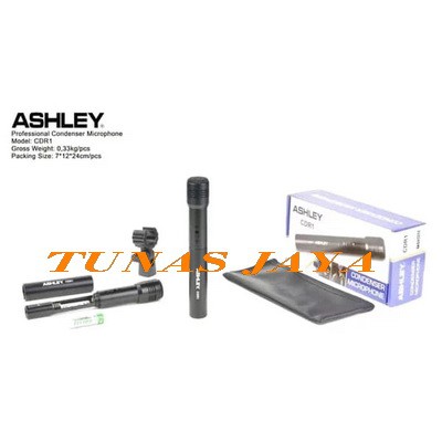 Microphone Kabel Ashley CDR1 Condensor Original Condenser Ashley CDR 1