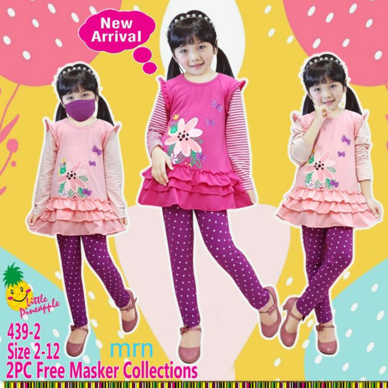 baju anak perempuan little pineapple