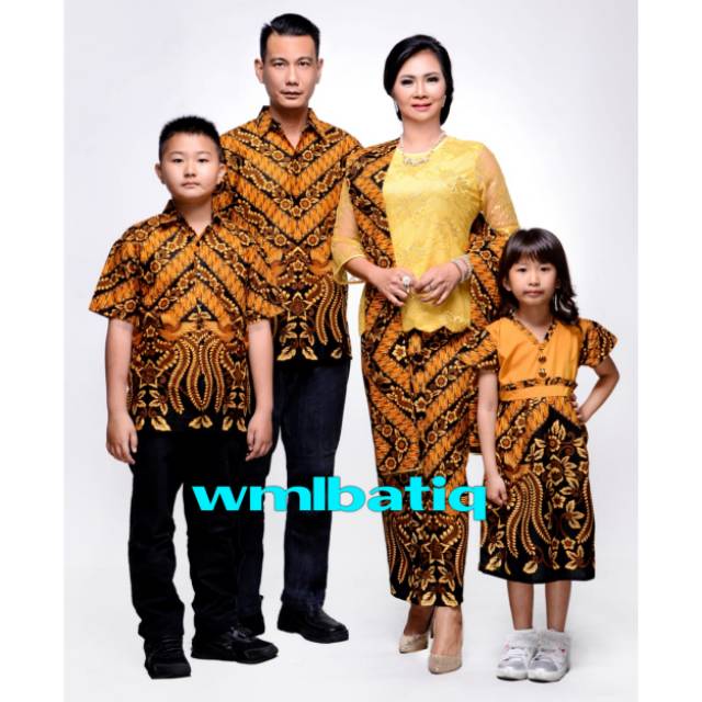 Couple Sarimbit Keluarga Batik Rok N Blus Kebaya Viona Lendang