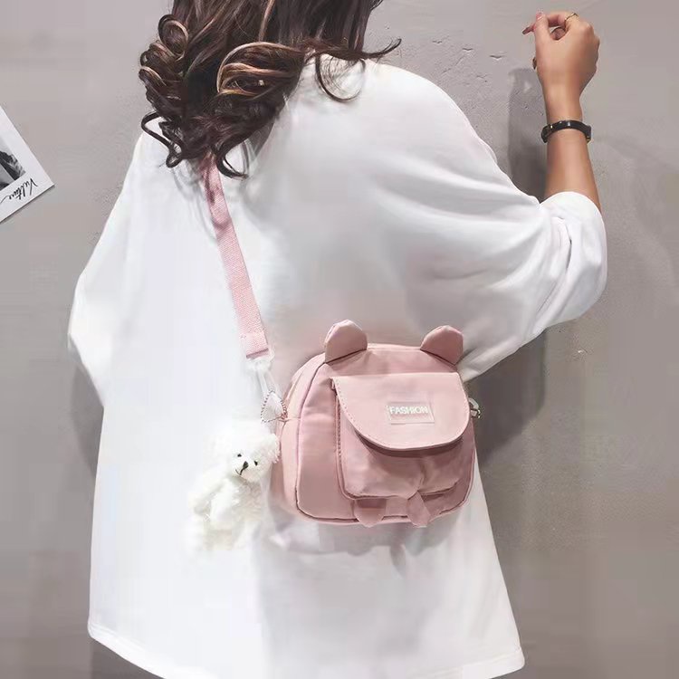 PINK MALL-Tas mini  tas selempang Tas Messenger Wanita /  Kecil / Santai / Korea  / Pelajar / Lucu