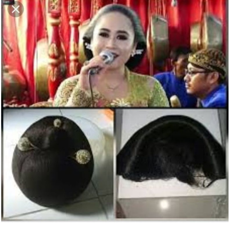 SATU PAKET SANGGUL JAWA SINDEN ( sanggul jawa + subal sasak )