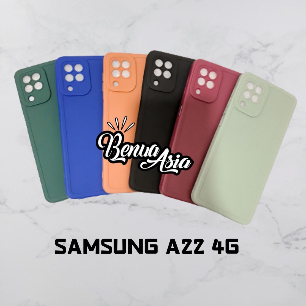 SOFTCASE PRO CAMERA SAMSUNG A22 4G / M32 4G / M22 MACARON - FA