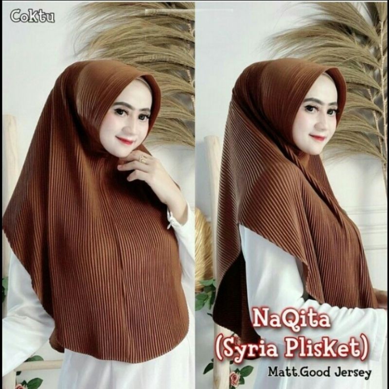 Jilbab Instan Plisket DAILY AUREL Jersey Super Premium