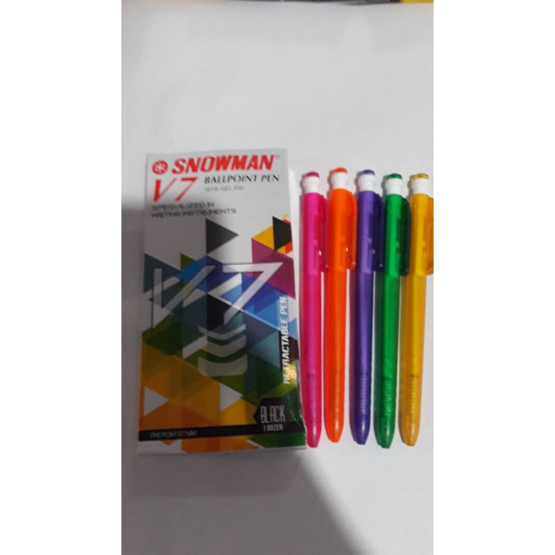 

Pen snowman V7 Hitam