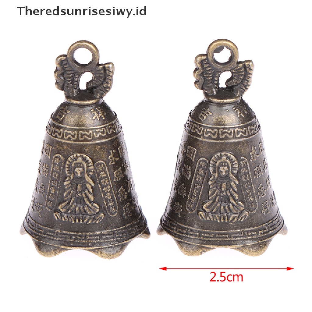 (Theredsunrisesiwy.Id) Lonceng Buddha Mini Gaya Cina Antik