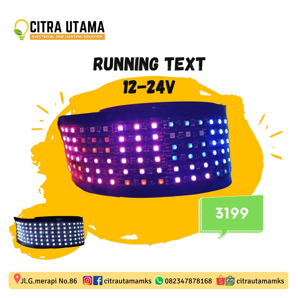 RUNNING TEXT 12-24V K3199