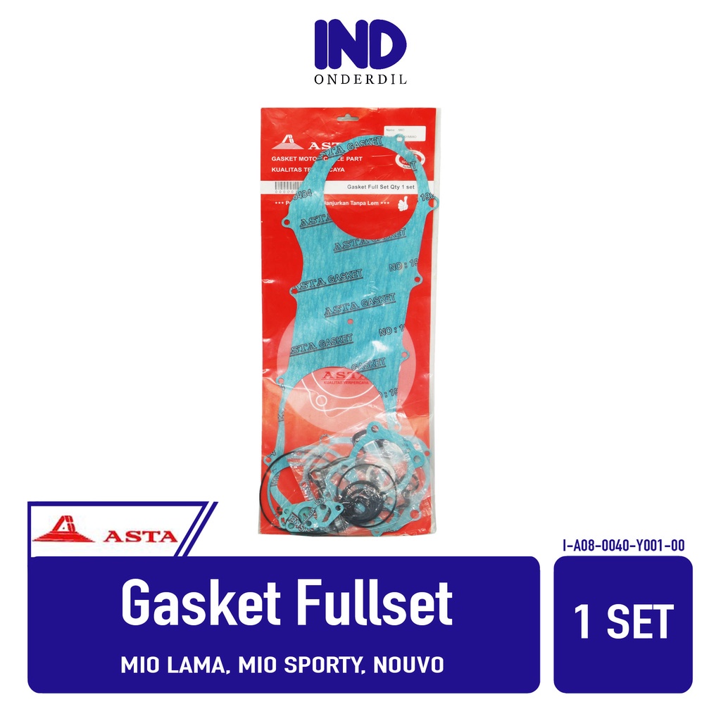 Gasket Perpak-Fullset-Topset Paking-Packing Full-Top-Set Mio Old-Sporty &amp; Nouvo Merk Asta