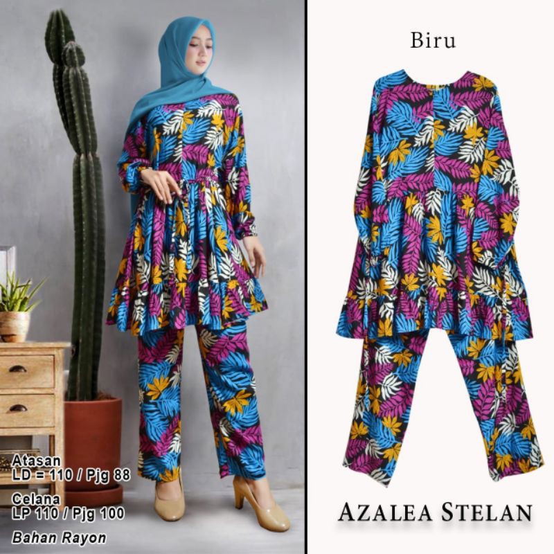 AR AZALEA SETELAN / SETELAN HIJAB / SETELAN CELANA