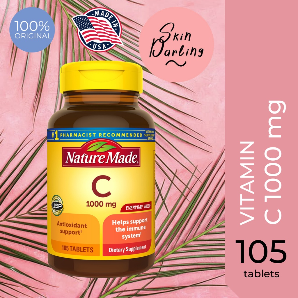 Nature Made Vitamin C 1000 mg 105 Tablet - Exp date: 12/2024
