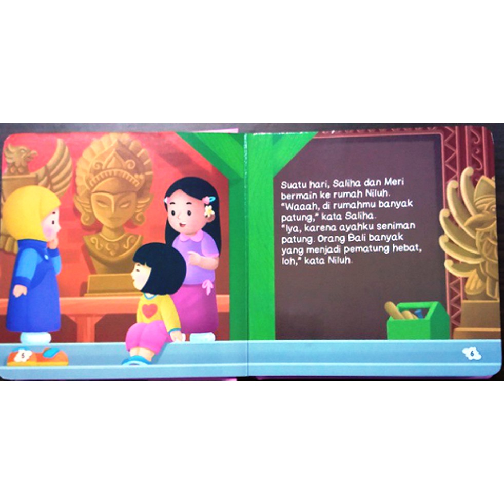 [Mizan Surabaya] Halo Balita Sali Saliha Temanku Berbeda-Beda (Boardbook)-1