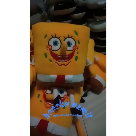 Boneka spongebob size l ukuran 40 cm