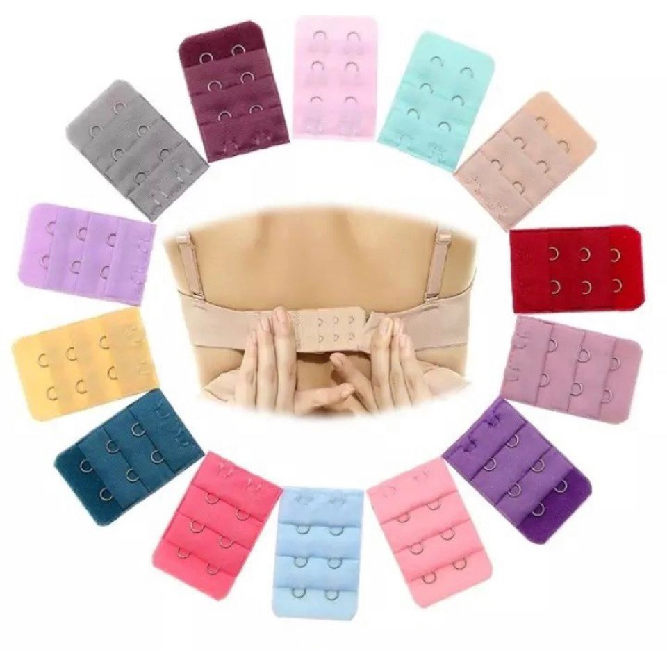 ic Aksesoris Sambungan Penyambung Pengait Tali Bh Bra Extension Extender Kait 2 3 4 Tambahan Wanita Import / BRA EXTENSION PENGAIT TALI BH 2 BARIS Sambungan Kait Perpanjang Super Extender Save Penyambung Murah