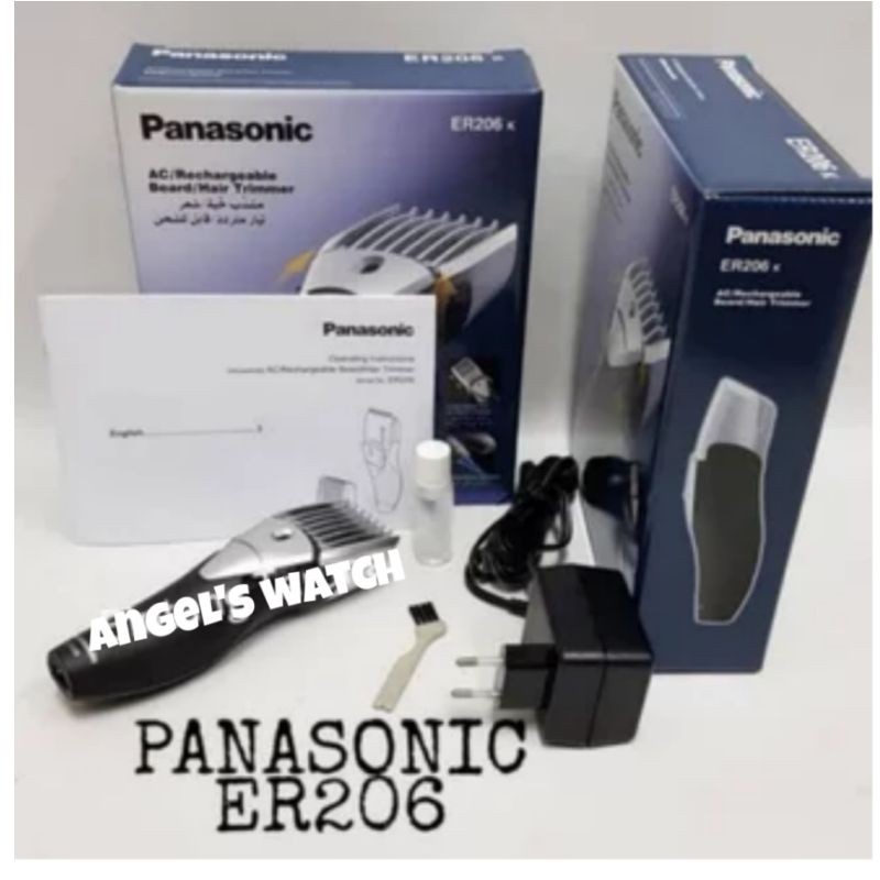 alat cukur rambut panasonic ER206 rechargeable beard/ hair trimmer