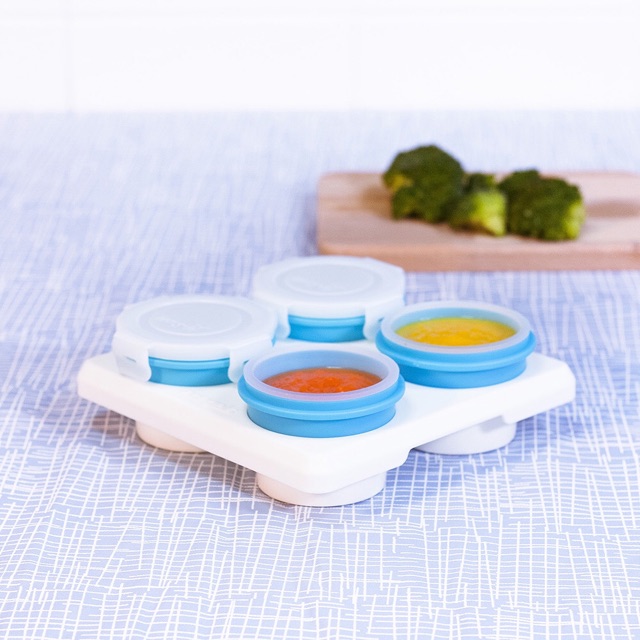 2angels silicone baby food storage cups