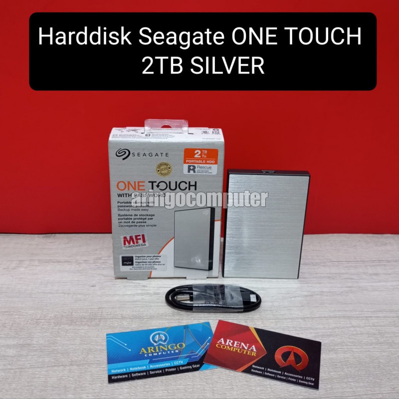 harddisk Seagate ONE TOUCH 2TB SILVER