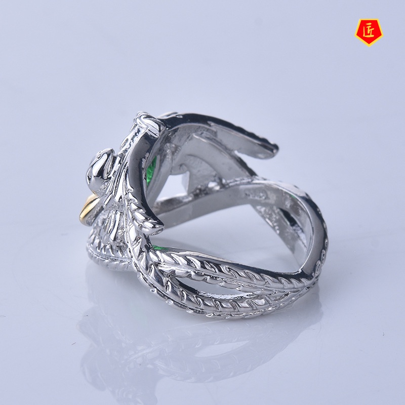 [Ready Stock]S925 Silver Magic Ring Ins Two-Color Fashion Personality
