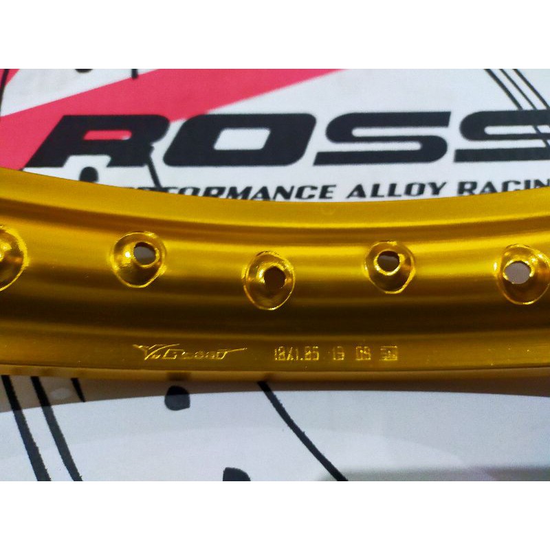 ROSSI VELG WM KOTAK 185 RING 18 HITAM DOFF HOLE36