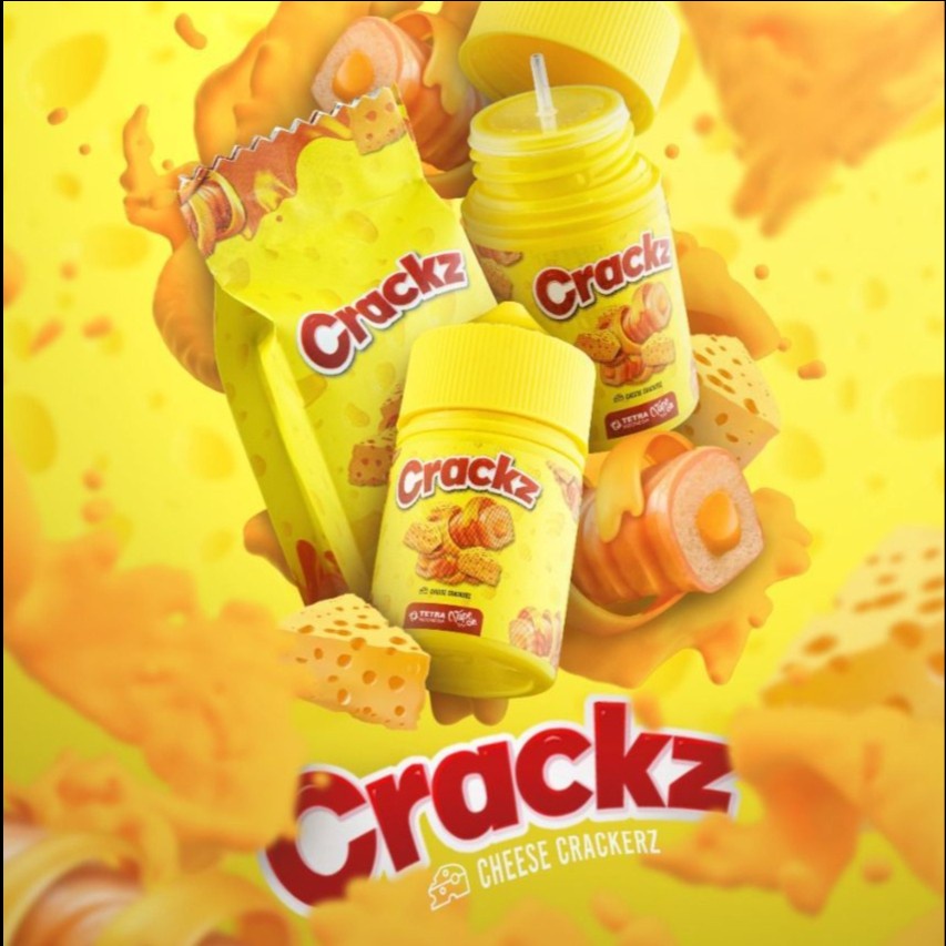 CRACKZ V3 60ML AUTHENTIC LIQUID  CHIEESE 60ML