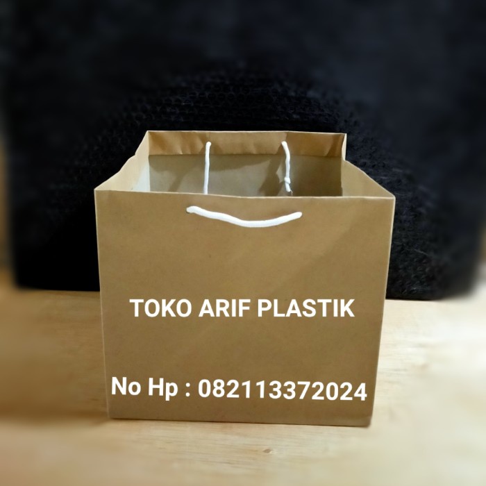 

✨ BISA COD ✨ Paper Bag Buat Dus ( 22 x 22 ) @12pcs