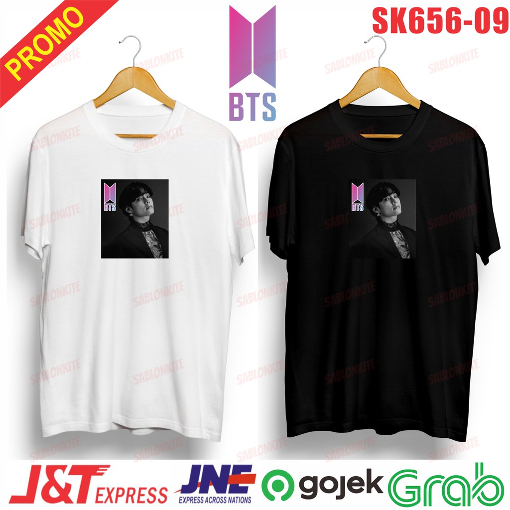 murah!!! kaos KPOP member taehyung V sk656 unisex combed 30s