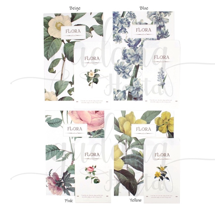 

Kertas Surat Dan Amplop Flora Kertas Multifungsi Motif Bunga GH 305606