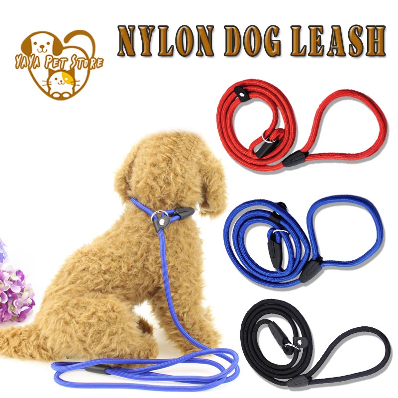 【Yayapet】Tali Tuntun Anjing Adjustable Bahan Nilon untuk Outdoor Anjing