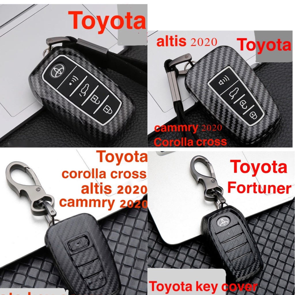 Casing Kunci Mobil Toyota Corolla Fortuner CHR Altis Camrry Revo Yaris Vios