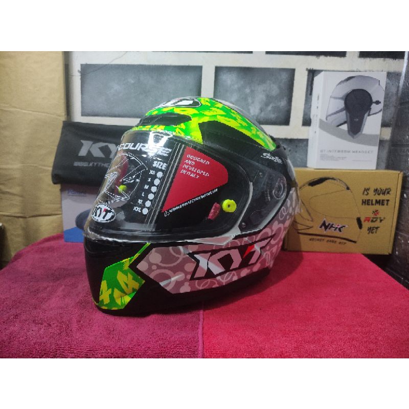 Jual Murah KYT TTC TT Course Arbolino size M not RSV Zeus NJS Agv Ls2 Nolan Hjc NHK
