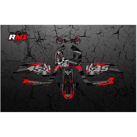 DECAL SCOOPY FI (001) DEKAL STIKER SCOOPY NEW 2021, 2022 HITAM MERAH, KUNING, HIJAU, BIRU TUA/MUDA, 