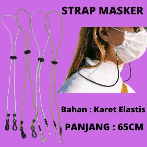Strap Masker Hijab Murah  Strap Masker Tali Lanyard Nagita Gantungan Lanyar Kalung Hijab Korea Cowok