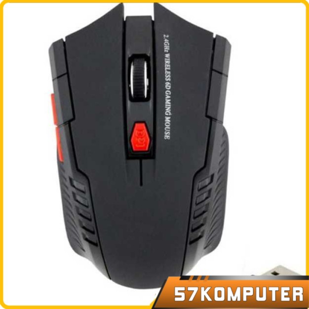 ASLI [Bayar Di Tempat]t&amp;t Mouse Gaming Murah 2000 DPI Fantech Kualitas Terbaik - HITAM