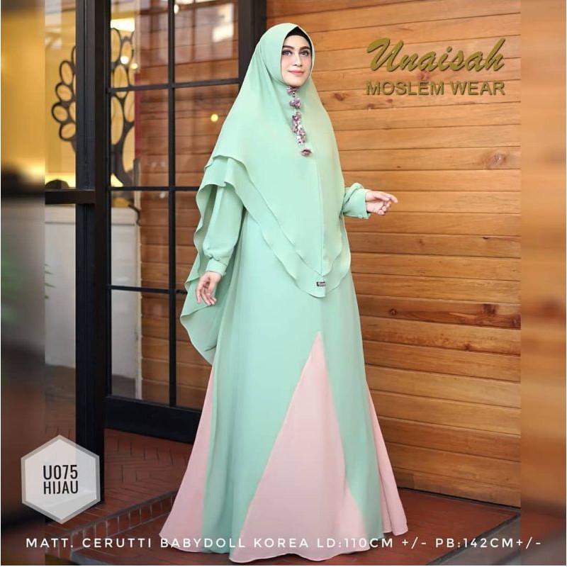 gamis unaisah U075