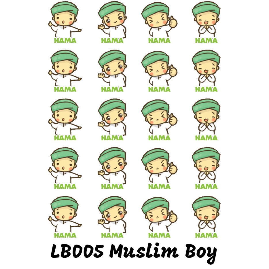 

Sticker Nama Cutting Label Waterproof Tahan Air Little Boy 05 (LB005)