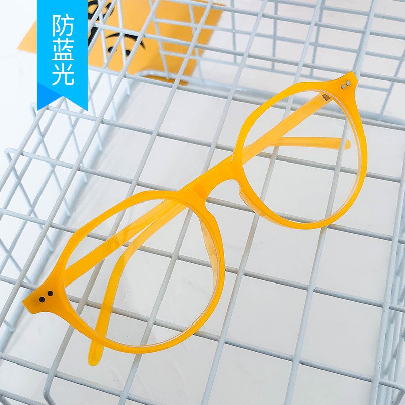 (COD) Kacamata Bulat Kacamata Plastik Antiradiasi Unisex Fashion Korea ❤️❤️MALLSHOPPING❤️❤️