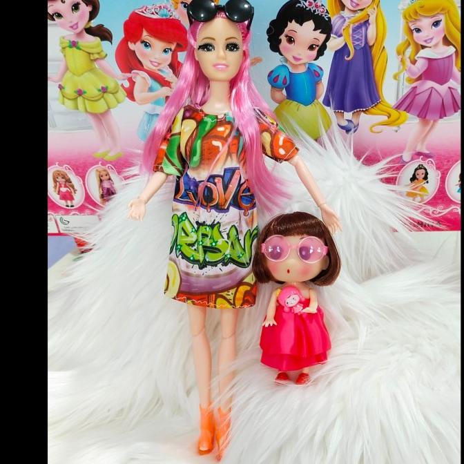 Mainan Anak Boneka Barbie Tangan & Kaki Bisa Tekuk