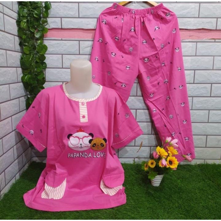 COD Gratis Ongkir Grosir Baju Tidur Piyama Babydoll Wanita CP Standar Merek Tessa Premium