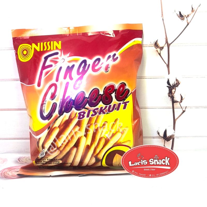 

Nissin Finger Cheese Stick Biskuit Stik 250gr