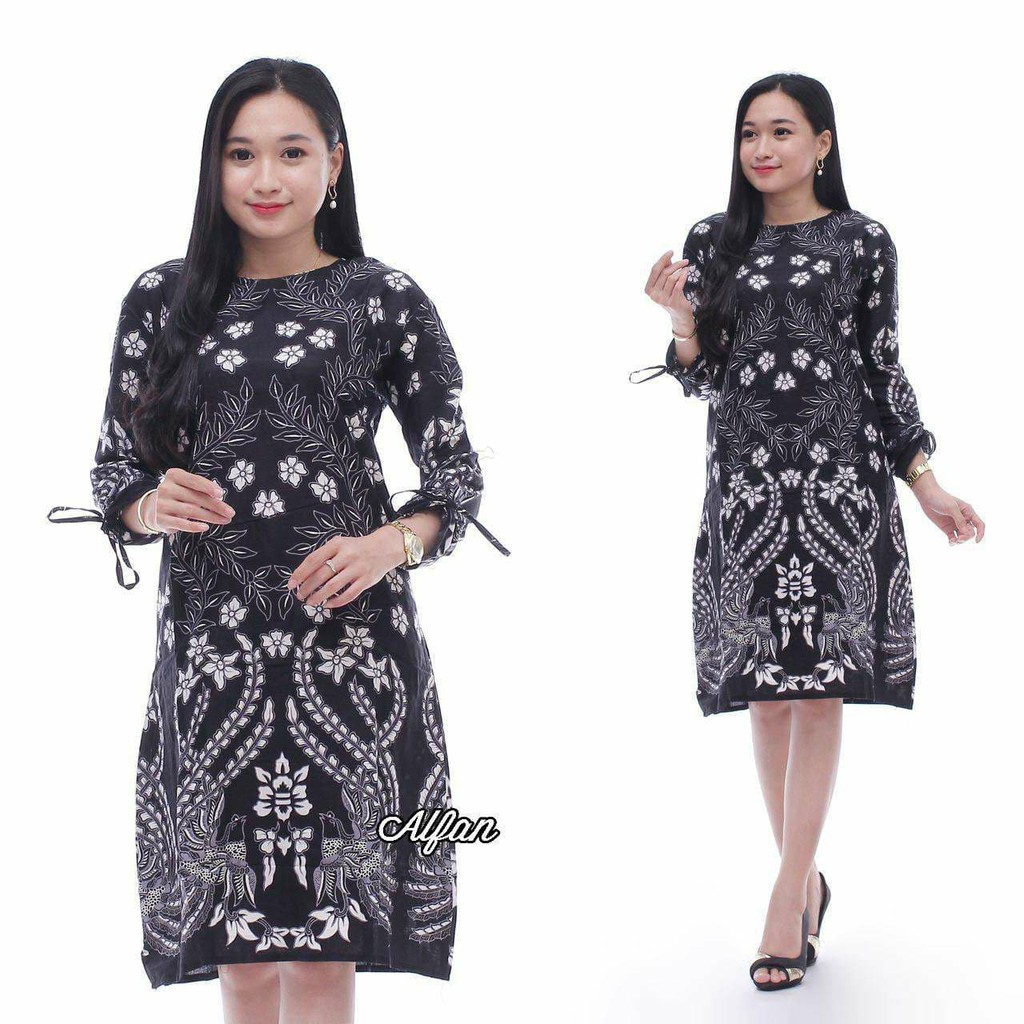 Tunik Batik Wanita - Batik Wanita Jumbo M L XL XXL 3XL 4XL 5XL - Atasan Batik Wanita - Dress Batik