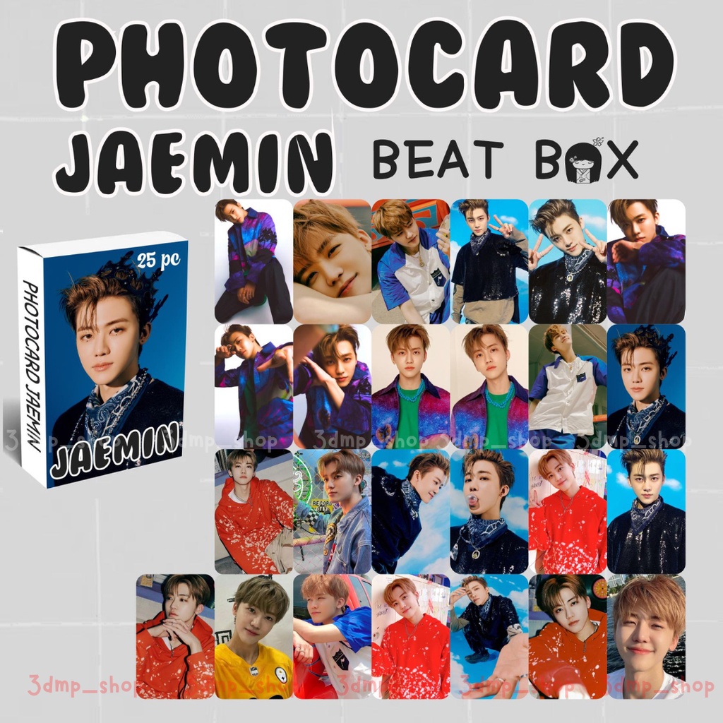 [25 Lembar] Photocard NCT Dream Candy Glitch Mode Jaemin Renjun Jisung Jeno Haechan Mark Chenle Beat Box