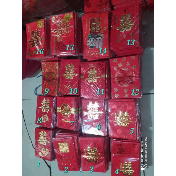 Angpau Sangjit / Angpao Lamaran / Angpau Nikah / Angpao Shuang Xi / Angpau Xi / Angpao Wedding