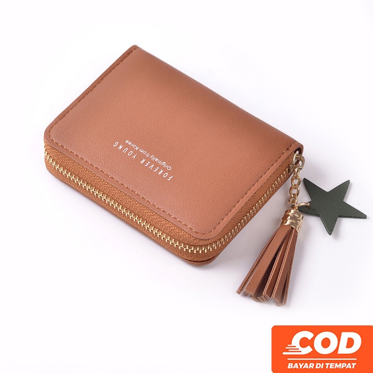 Dompet Koin Wanita Mini Import Resleting Kecil Dove Grace Forever Youth Wallet Simpel Tebal Cewek Korea Style Fashion Murah Grosir COD TOKO92