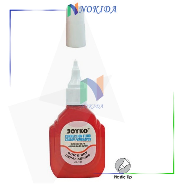 

Nokida Tip Ex Pen Correction Fluid Joyko JK-101 / Cairan Penghapus Ballpoint Pulpen Tape X / Tipe-ex