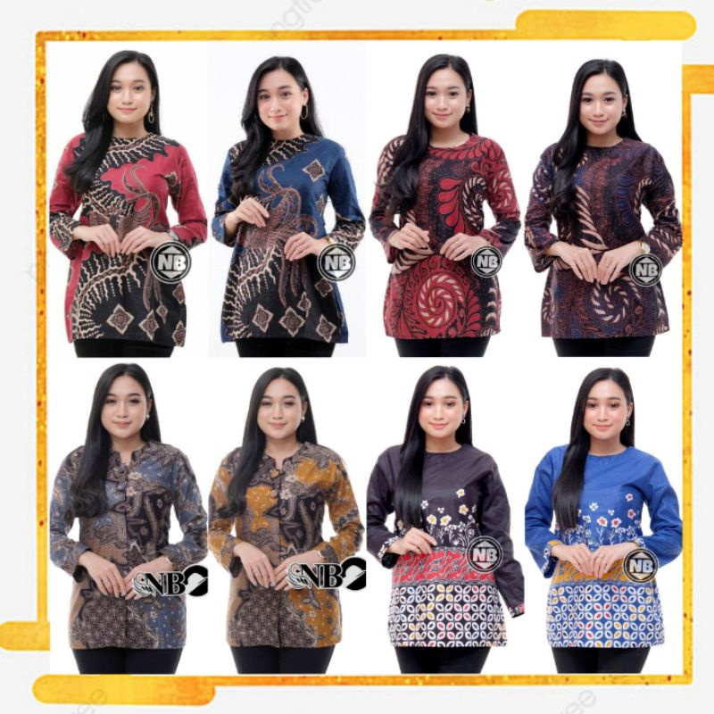 Blouse Batik Atasan Kantor Murah Berkualitas