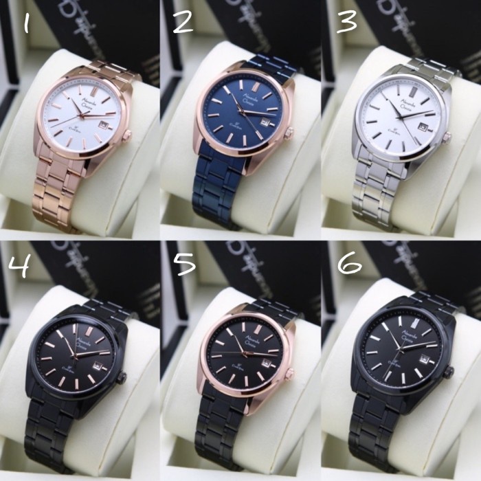 Jam Tangan Pria Alexandre Christie 8660 AC 8660 AC8660 Stainless Steel