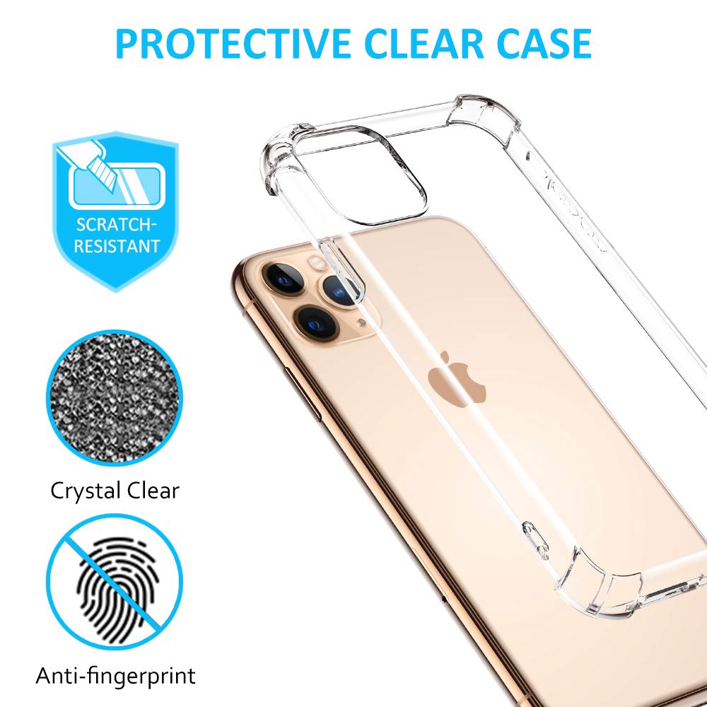 (Iphone 12 &amp; 12 Pro Max &amp; 12 Mini) Soft Case Tpu Transparan Full Body