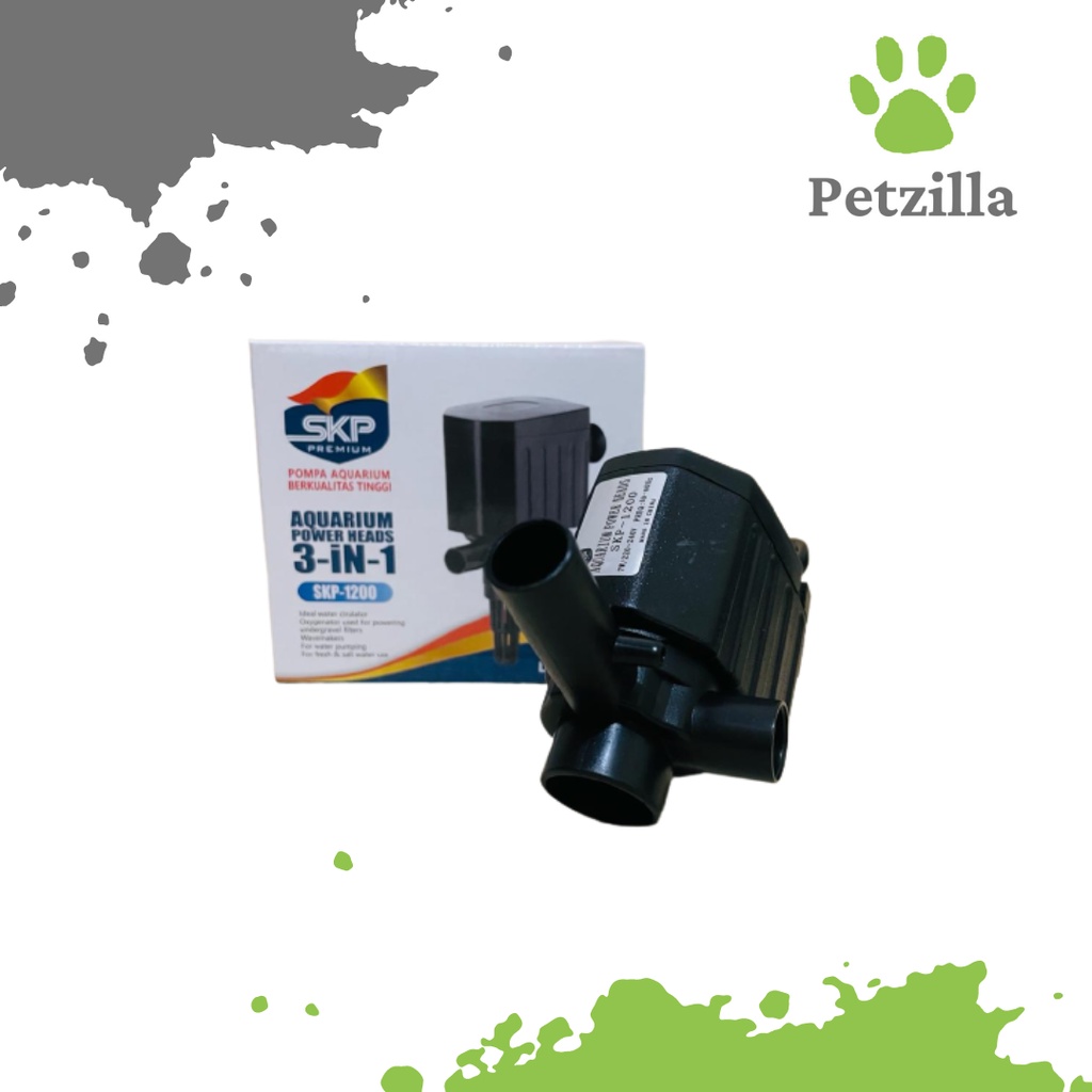 Mesin Pompa Power Head Mini Pump Minipump Aquarium Akuarium Ikan Hias Aquascape Murah Celup SKP 1200