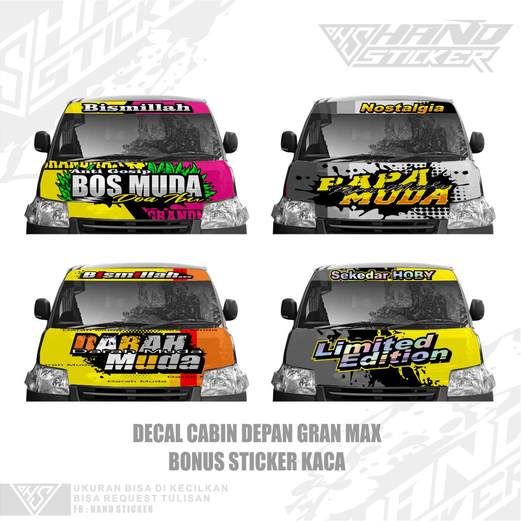 Jual decal grand max Harga Terbaik & Termurah Maret 2023 | Shopee Indonesia